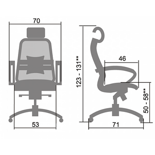 Компьютерное кресло "SAMURAI K2.04"
