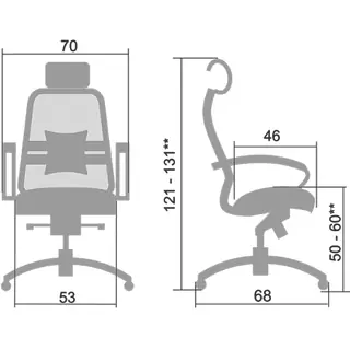 Компьютерное кресло "SAMURAI SL2.04"